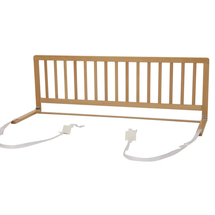 Barrière de lit en bois de hêtre 120 x 40 cm
