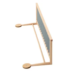 Barrière de lit 35 x 127 cm Audrey bleu gris