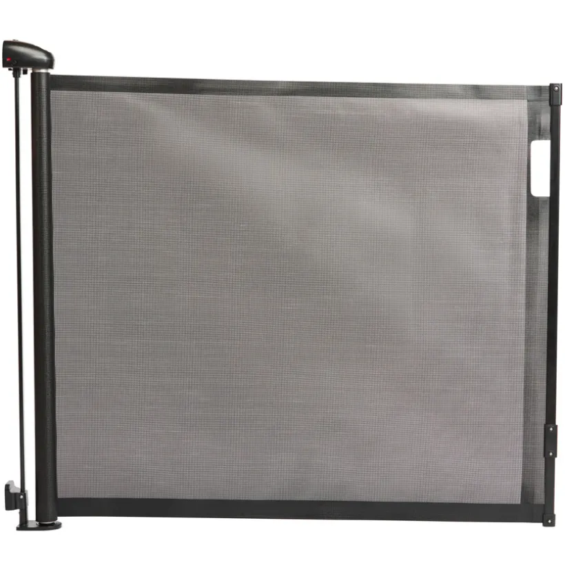 Barrière de sécurité rétractable 140 cm noir
