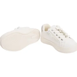 Basket de sport à zip et lacets avec bijoux fantaisie pour fille