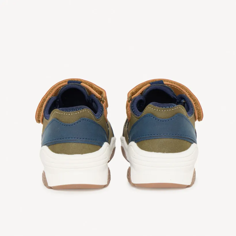 Baskets ajourées effet cuir pour bébé garçon