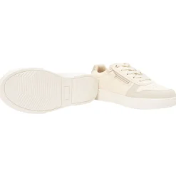 Baskets basses brillantes et pailletées à zip pour fille