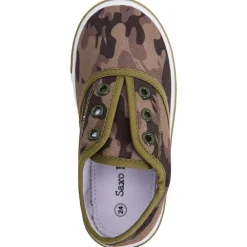 Baskets basses en toile imprimé camouflage pour bébé garçon