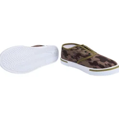 Baskets basses en toile imprimé camouflage pour garçon