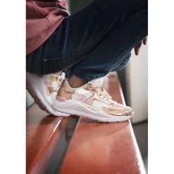 Baskets de sport avec détails irrisés pour fille