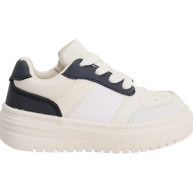 Baskets de sport avec lacets et zip + empiècements pour garçon