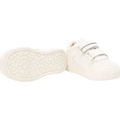 Baskets de sport blanches à double scratch pour garçon