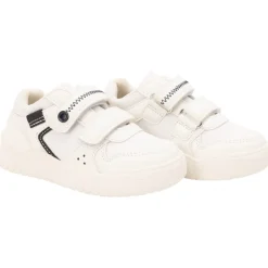 Baskets de sport blanches à double scratch pour garçon