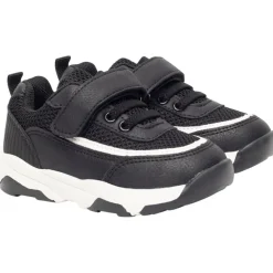Baskets de sport empiècement en mesh et simili cuir pour garçon