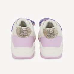 Baskets de sport à mesh et paillettes pour fille