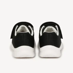 Baskets de sport noir à lacets et velcros pour garçon