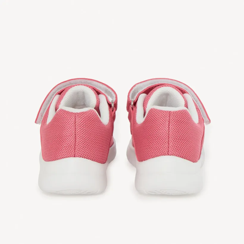 Baskets de sport scratchées en mesh pour bébé fille