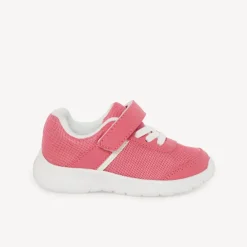 Baskets de sport scratchées en mesh pour bébé fille