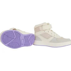 Baskets montantes à semelle contrastée pour fille