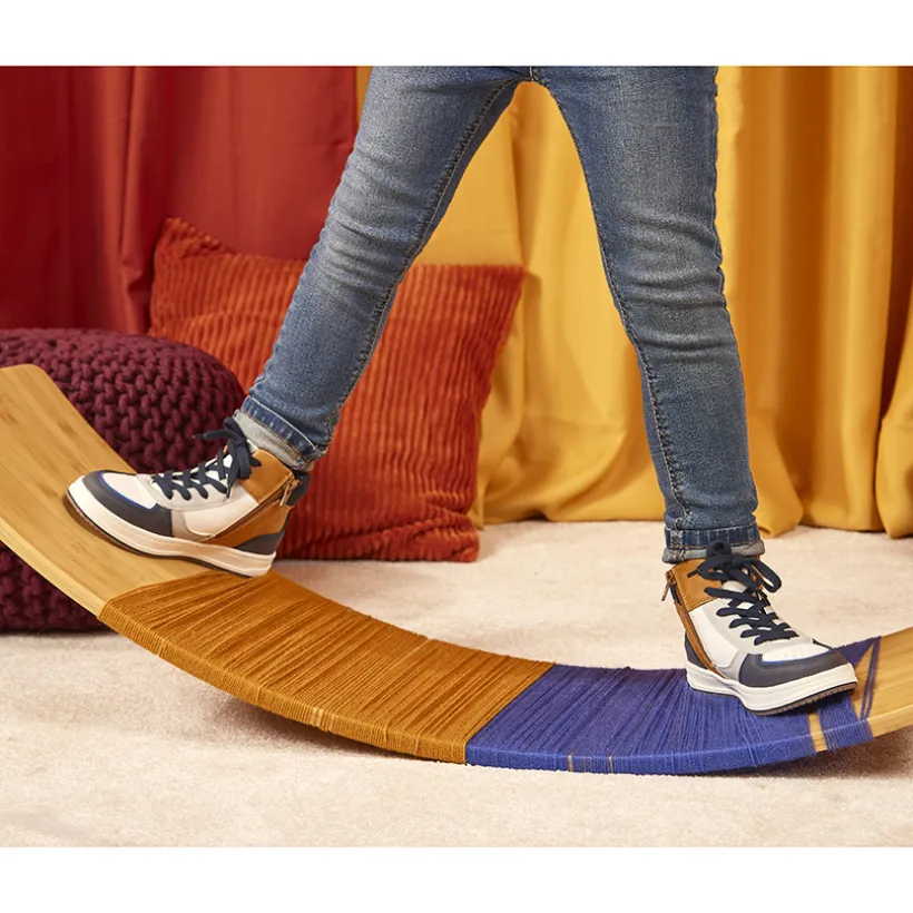 Baskets montantes à zip et lacets pour garçon