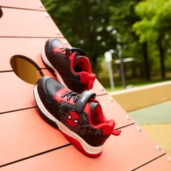 Baskets Spider-Man lacets élastiques et velcro pour garçon