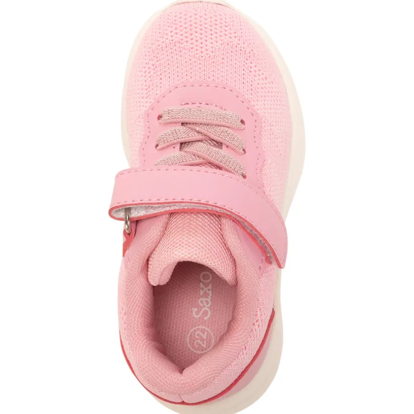 Baskets étoilées en mesh et lurex pour bébé fille