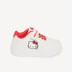 Baskets velcro et lacets élastiques Hello Kitty pour fille