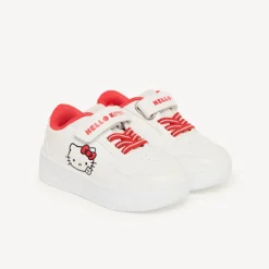 Baskets velcro et lacets élastiques Hello Kitty pour bébé fille