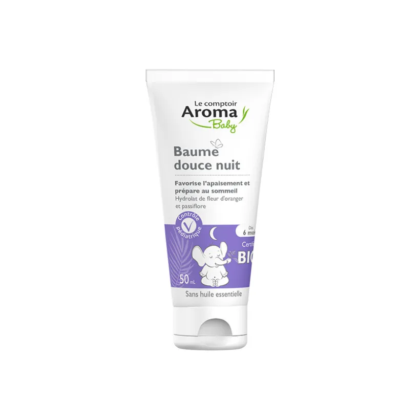 Baume relaxant Douce Nuit bébé certifié Bio 50 ml