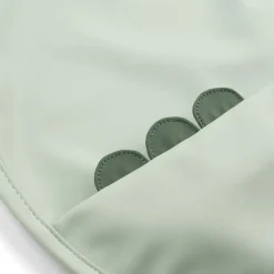 Bavoir avec élastique Croco Vert
