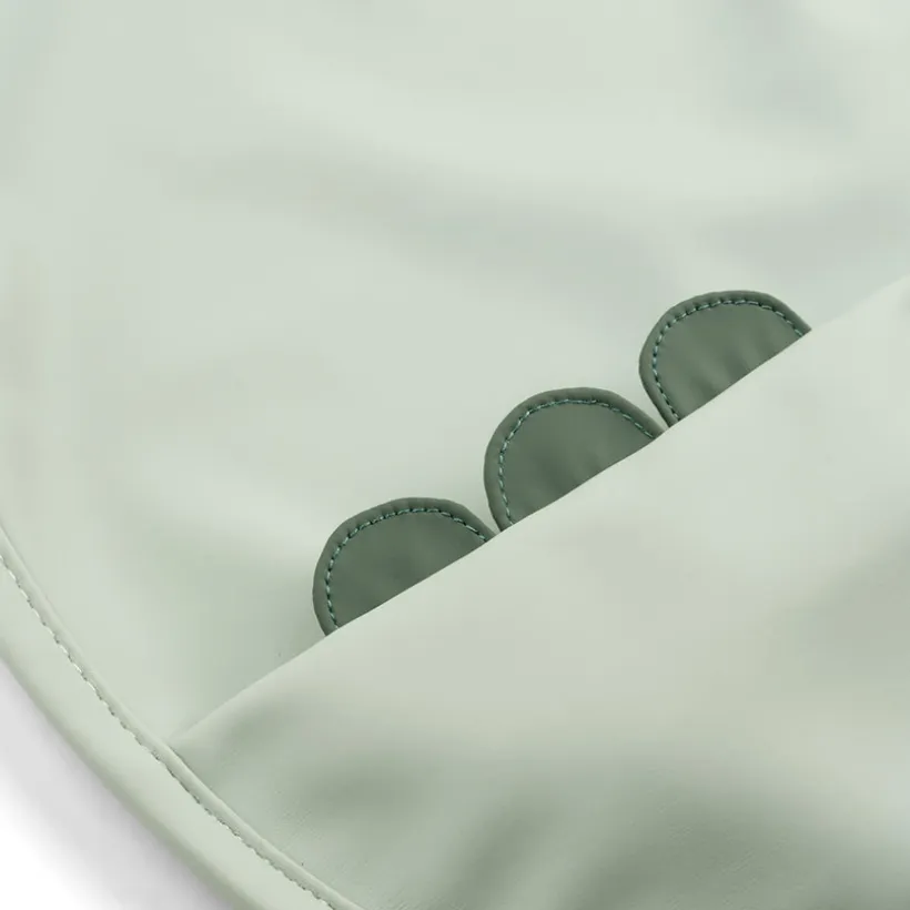 Bavoir avec élastique Croco Vert