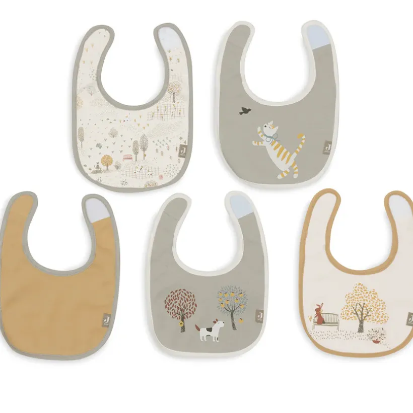 Bavoir imperméable - Tiny Park - 5 Pcs