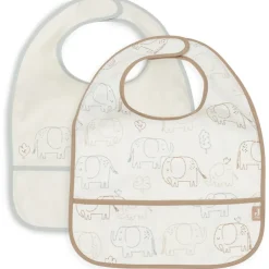 Bavoir à manches imperméable - Elephant Tales - 2 Pcs