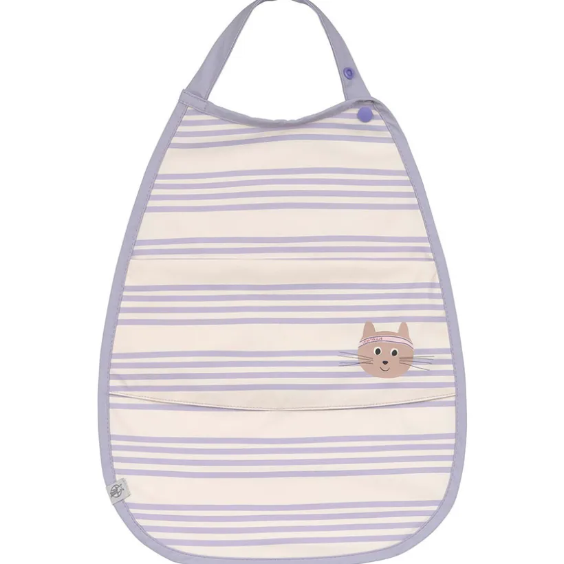 Bavoir poche imperméable Tiny Team Cat 6-36m