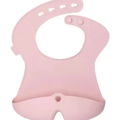 Bavoir silicone de voyage Roll Up Blush 4m+