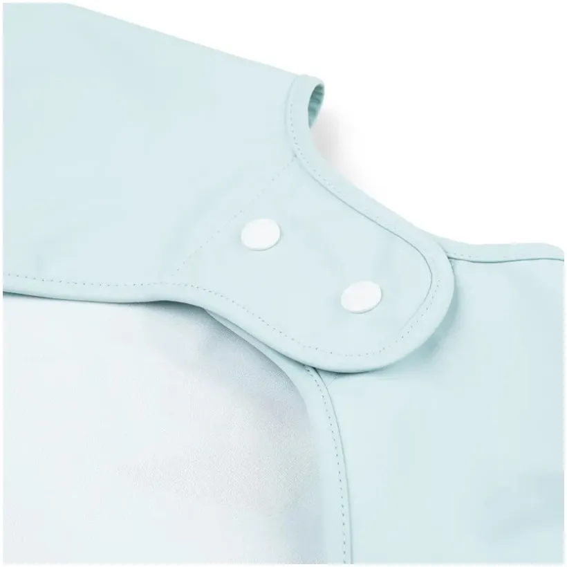 Bavoir tablier avec manches et poche Playground Bleu