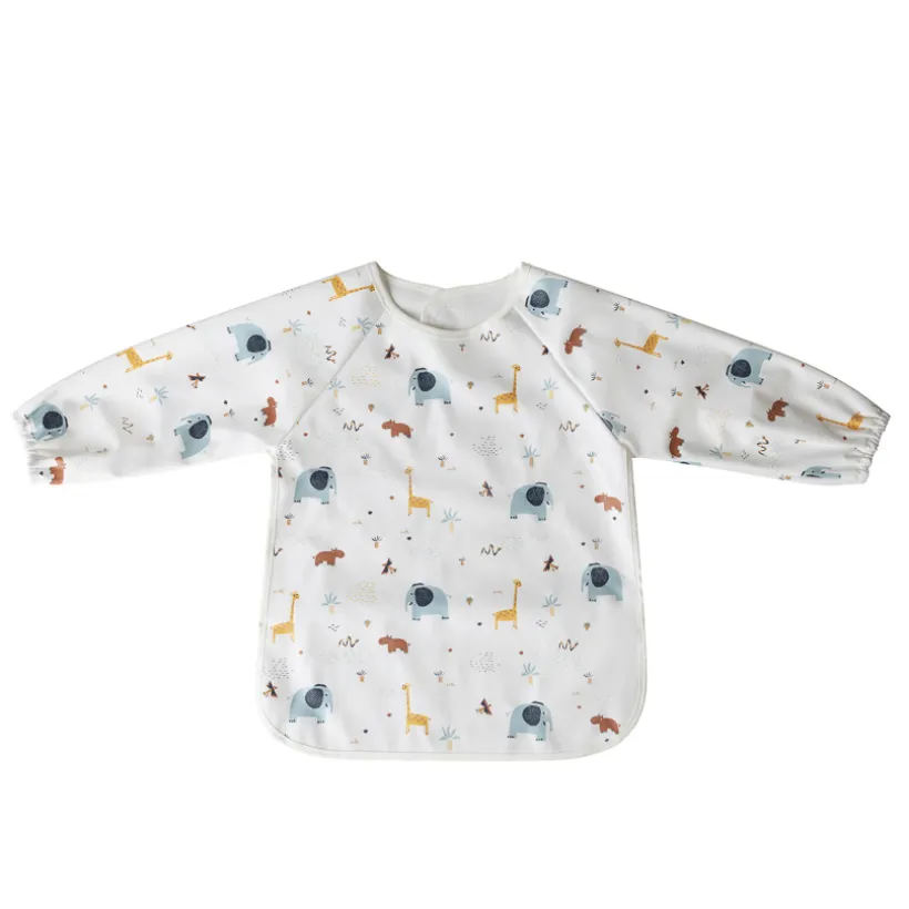 Bavoir tablier imperméable imprimé savane