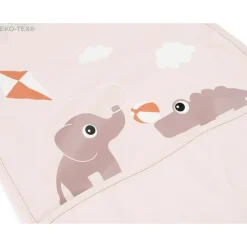 Bavoir velcro imperméable Playground Rose
