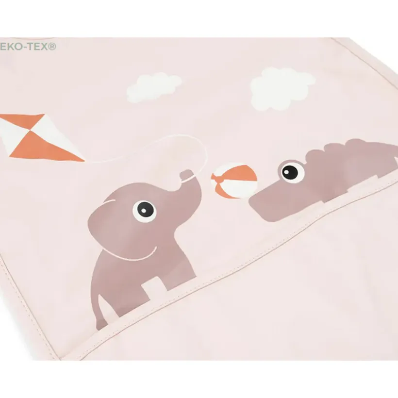 Bavoir velcro imperméable Playground Rose