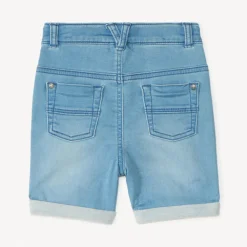 Bermuda effet jean froissé pour bébé garçon