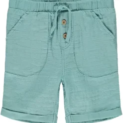 Bermuda en double gaze unie pour bébé garçon
