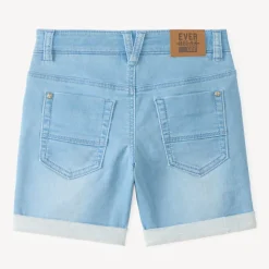 Bermuda en jean avec revers pour garçon