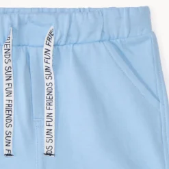 Bermuda en molleton uni pour bébé garçon