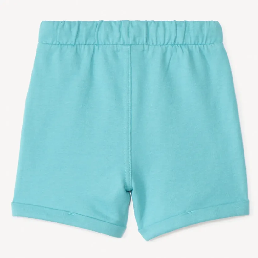 Bermuda en molleton uni pour bébé garçon