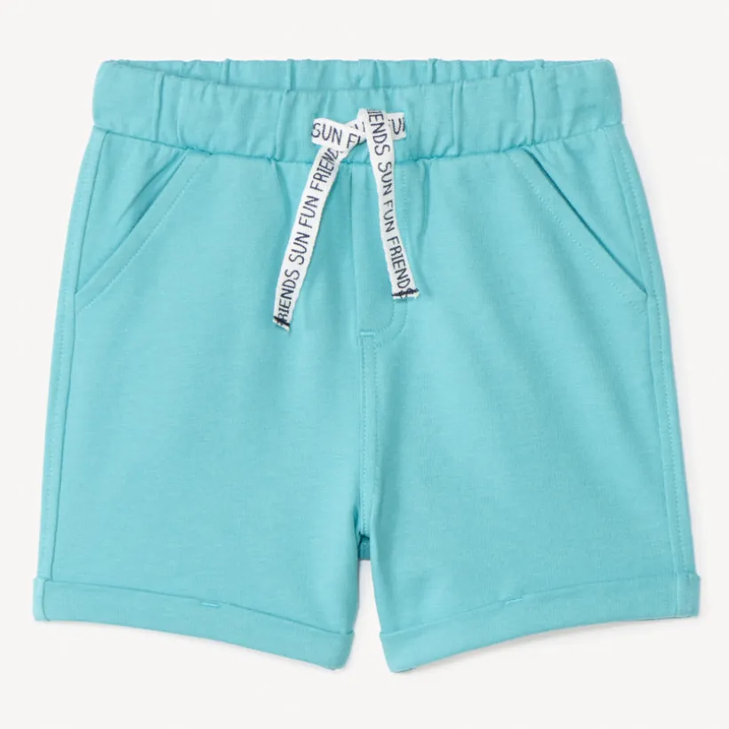 Bermuda en molleton uni pour bébé garçon