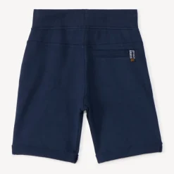 Bermuda en molleton uni à taille élastiquée pour garçon