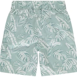 Bermuda en toile imprimé exotique pour garçon