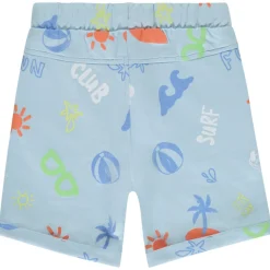 Bermuda molleton imprimé plage pour bébé garçon