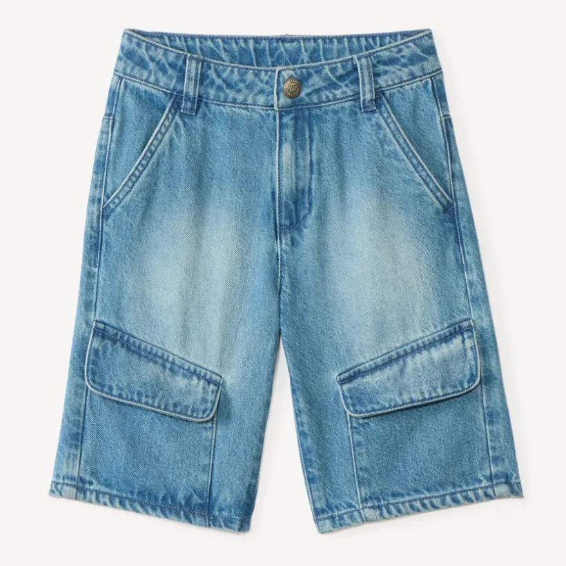 Bermuda skater en denim pour garçon