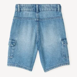 Bermuda style cargo en denim pour garçon