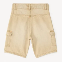 Bermuda style cargo en denim pour garçon