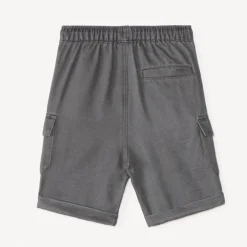 Bermuda style cargo uni pour bébé garçon