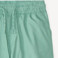 Bermuda uni en popeline pour garçon