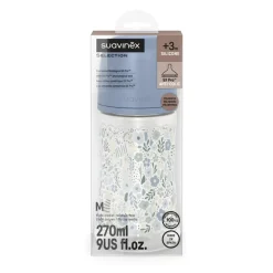 Biberon avec tétine physiologique SX PRO M 270ml Wonderland Liberty bleu