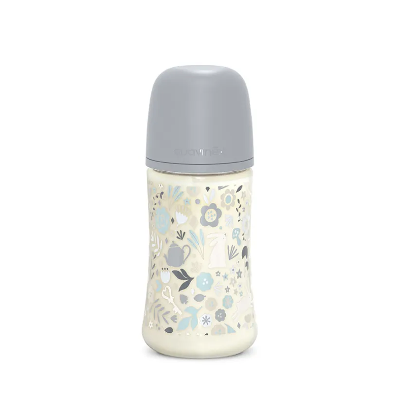 Biberon avec tétine symétrique SX Pro M 270ml Wonderland bleu